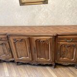 Louis XV style sideboard in walnut