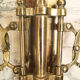 Brass candle holder wall lamp