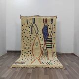 Moroccan rug in pure wool 2.5 x 1.5 m