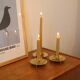 Trio de bougeoirs scandinaves en laiton Pierre Forsell pour Skultuna