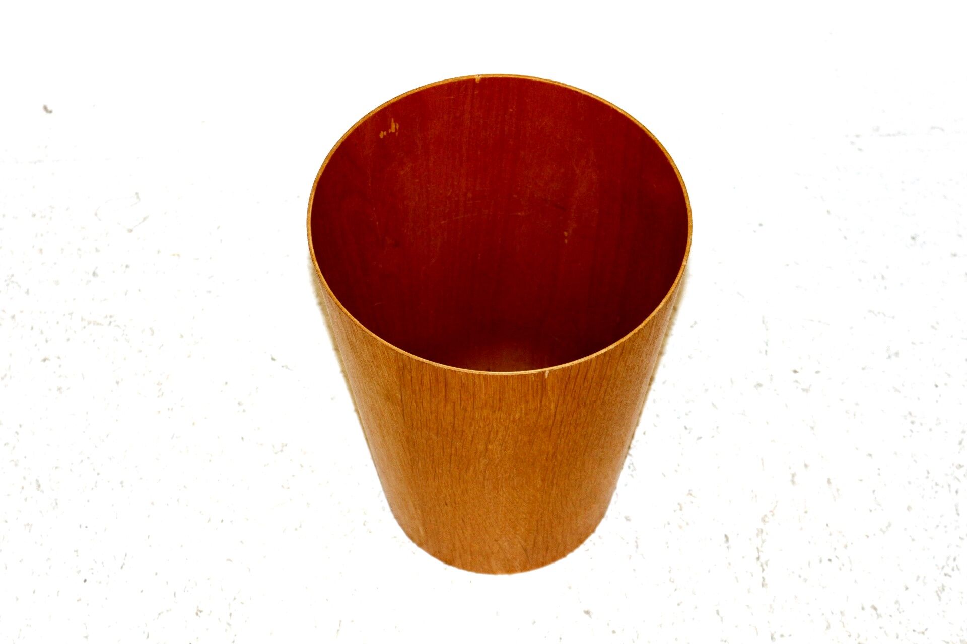 Teak paper basket, Sweden, 1950
