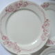 Lot of 4 flat plates Terre de Fer  modèle Palerme  de Sarreguemines