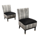Vintage Jungle collection armchairs in velvet and foam, Italy 1950s-1960s.