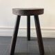 Old wooden tripod stab