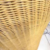 Fauteuil lotus en osier