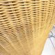 Wicker lotus armchair