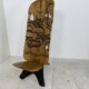 Chaise tribale sculptée à la main Afrique années 1960