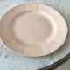 Set of 8 dessert plates Digoin model France powder pink