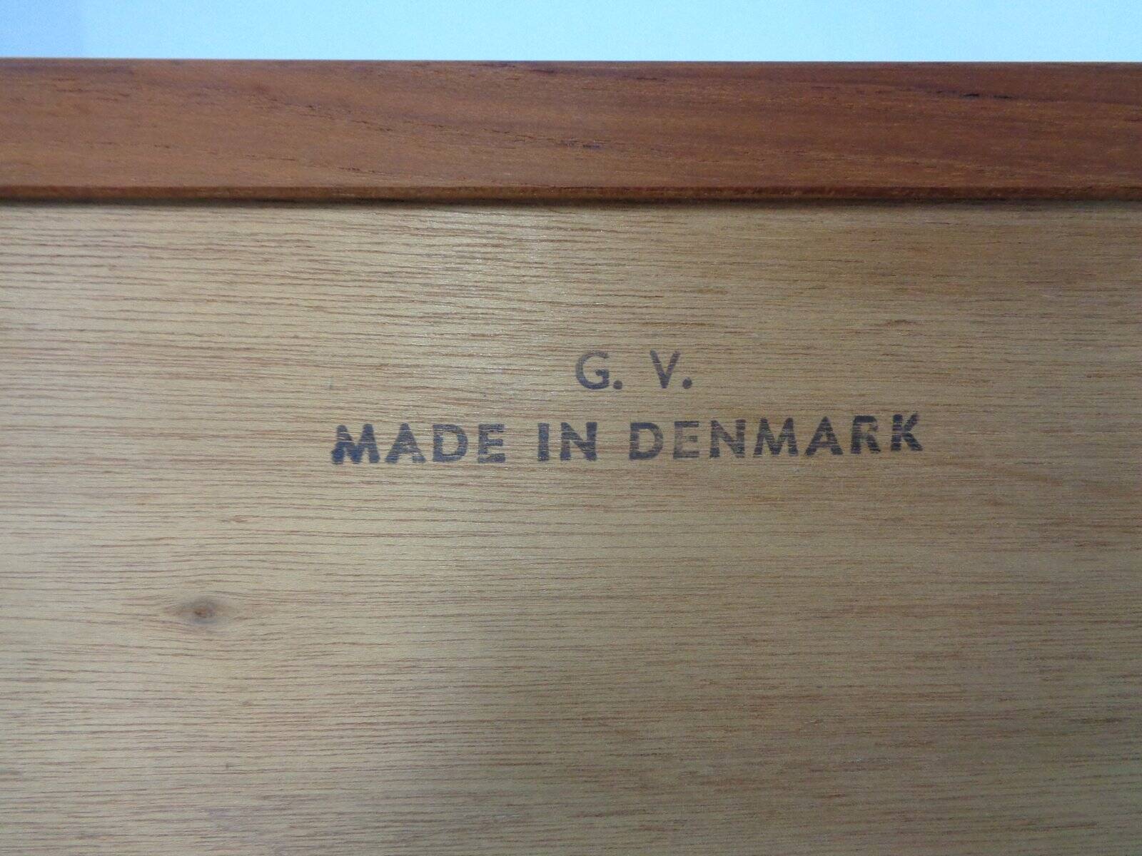 Danish Teak Chest of Drawers from Gasvig Møbler, 1960s