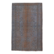 Slate Blue & Taupe Decorative Turkish Vintage Carpet Rug, 176x279 Cm