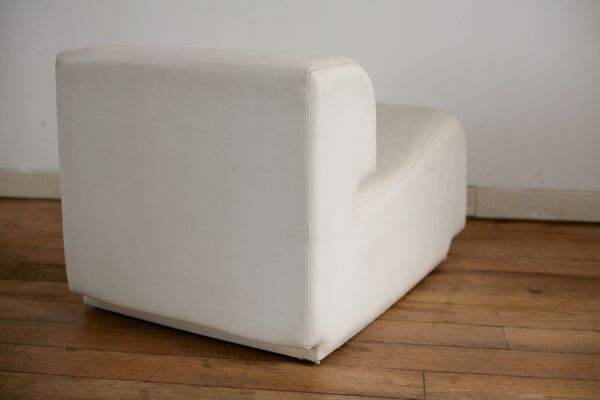Fauteuil de Cini Boeri modèle Bobo édition Arflex diffusion Mobilier International Italie 1968