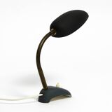 Small 1950s table lamp with metal gooseneck from Gebrüder Cosack Germany