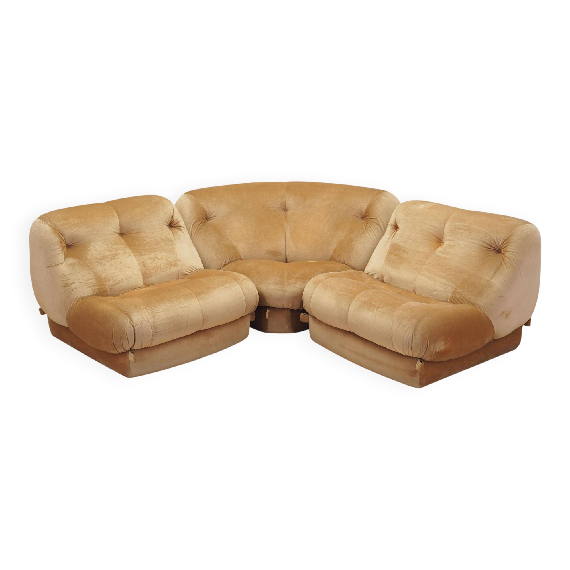 Modular sofa, Italian design, 1970s, designer: Rino Maturi, manufacturer: M