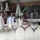Lot 4 multicolored champagne flutes