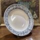 Minton English porcelain round deep dish, Florentine pattern