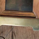 Lampe en laiton et bronze maison Charles circa 1970