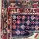 Handmade ancient Persian mazlaghan carpet