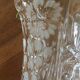 Vintage Bohemian crystal vase