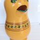 Large vintage ceramic cat pitcher – Hand Decor – French craftsmanship –