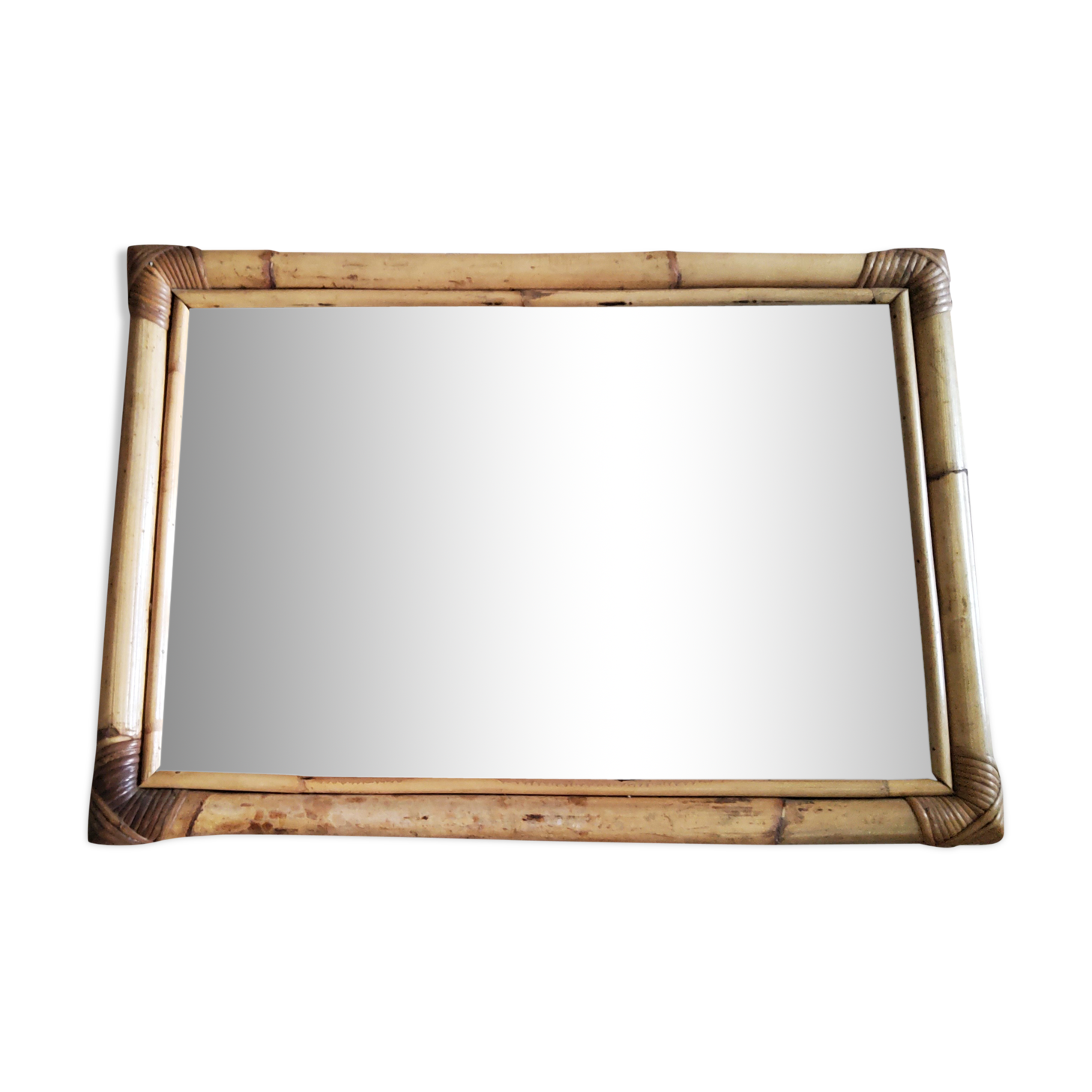 Bamboo mirror 49x68cm