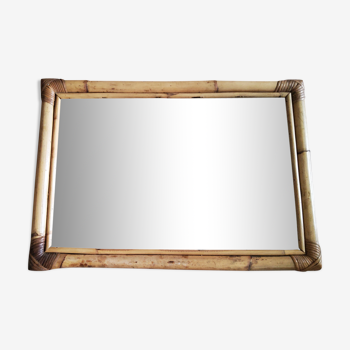 Bamboo mirror 49x68cm