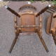 Lot of 4 bistro chairs Baumann - wood