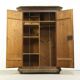 Painted Folk Art Bridal Cupboard
