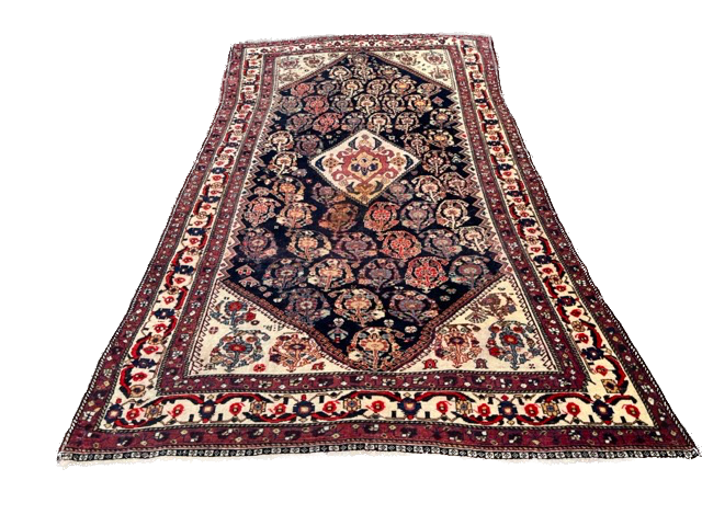 Antique kashkuli qashqai / Southwestern Persian carpet circa 1900