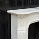Louis XV style Carrara marble fireplace circa 1900