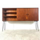 Mid-century teak highboard by Oswald Vermaercke, 1950s
