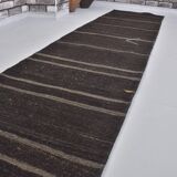 Goat Hair Neutral Kilim Runner sku3819