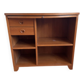Small teak storage unit