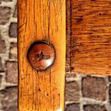 Authentique chaise du chef Baoulé Côte d'ivoire Afrique, art brut