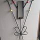 Large Wall Coat Rack from the 1950s-60s, Attributed to Roger Féraud