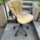 Vintage 70s Cidue P40 leather armchair