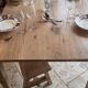 Farm table and bench ("A frame") in solid French oak.