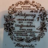 Plat creux Ridgway. Hayride