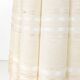 Lampe de chevet Mid Century Pied en bois massif Veinure Abat-jour courbe rose blanc brun foncé Struc