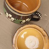 Glazed Alsatian terracotta tureen