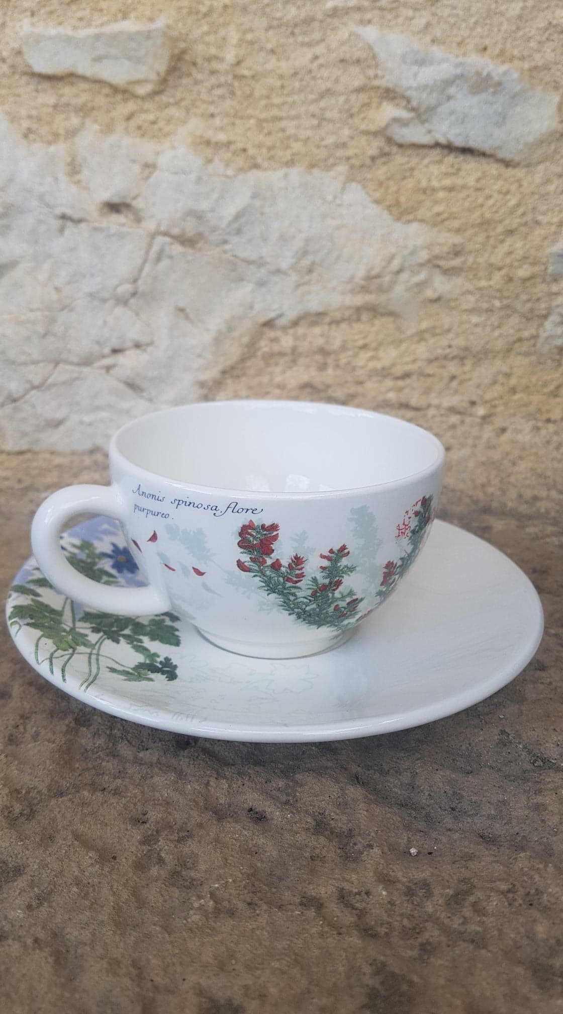 Set of 2 cups Gien L'Herbier du Roy