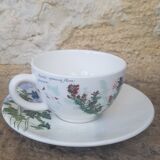 Set of 2 cups Gien L'Herbier du Roy