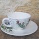 Lot de 2 tasses gien l'herbier du roy