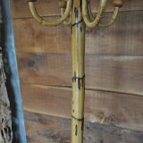 Coat rack rattan parrot