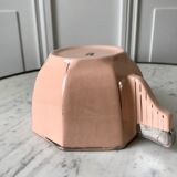 Art Deco cup powder pink Longwy 50s