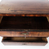 Empire chest of drawers with four drawers of mahogany, 1840s