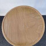 Curved wooden bar stool