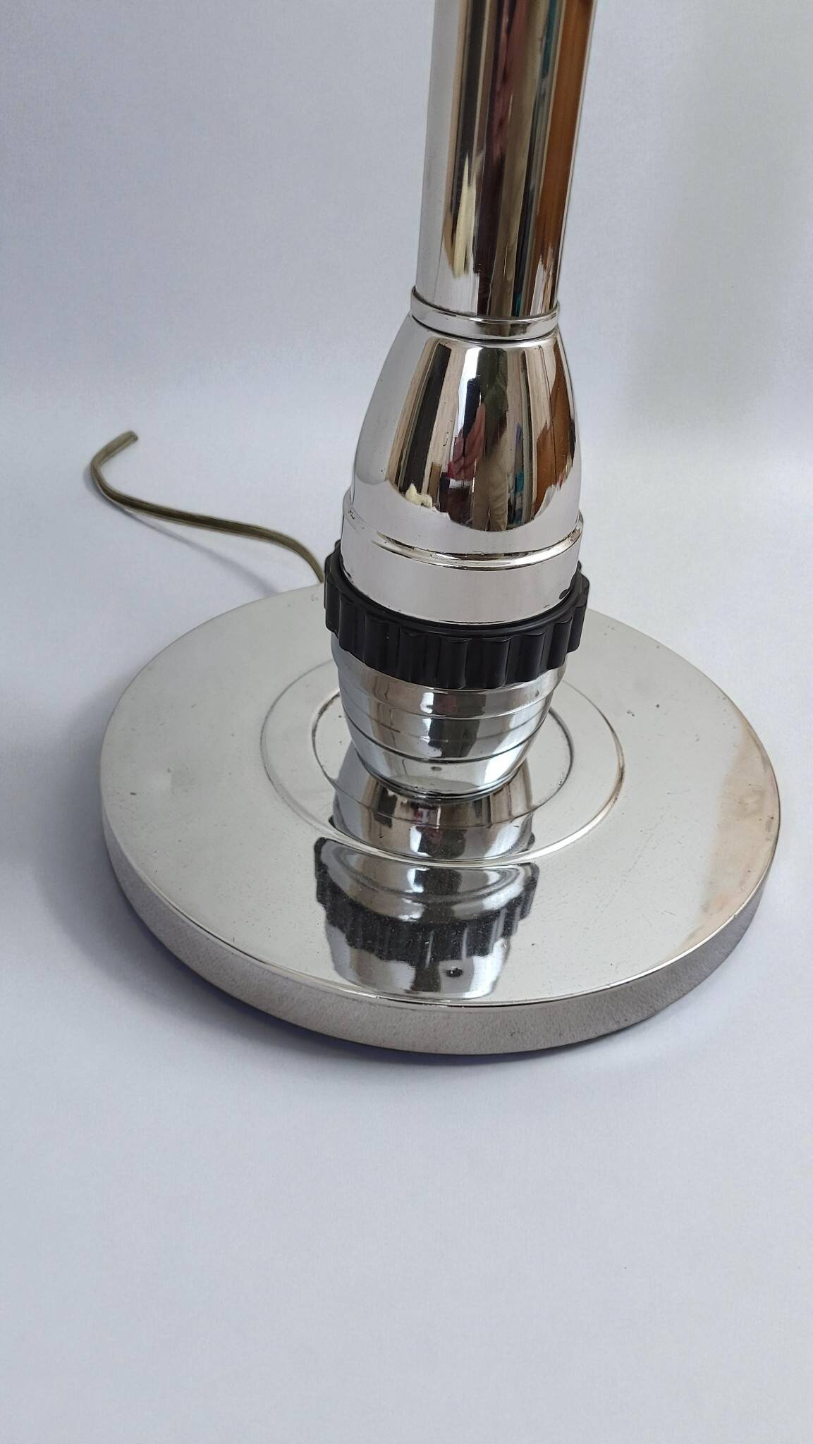 Lampe Jumo chrome années 50