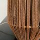 Vintage Danish rope table lamp
