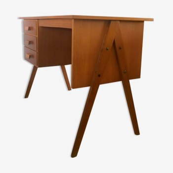 Bureau vintage pieds compas 1960