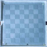 jeu échecs en verre